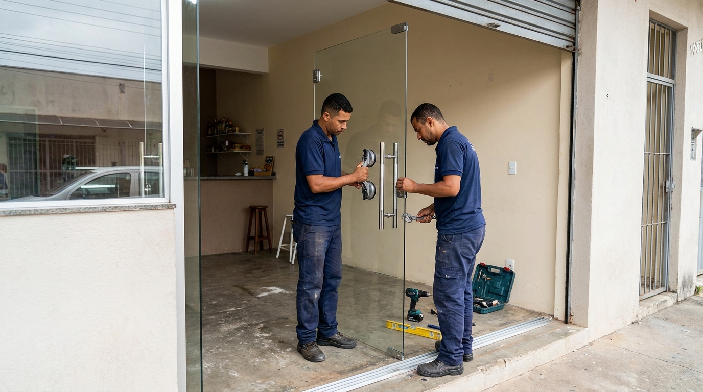 Portas em Vidro em Feira de Santana‑BA