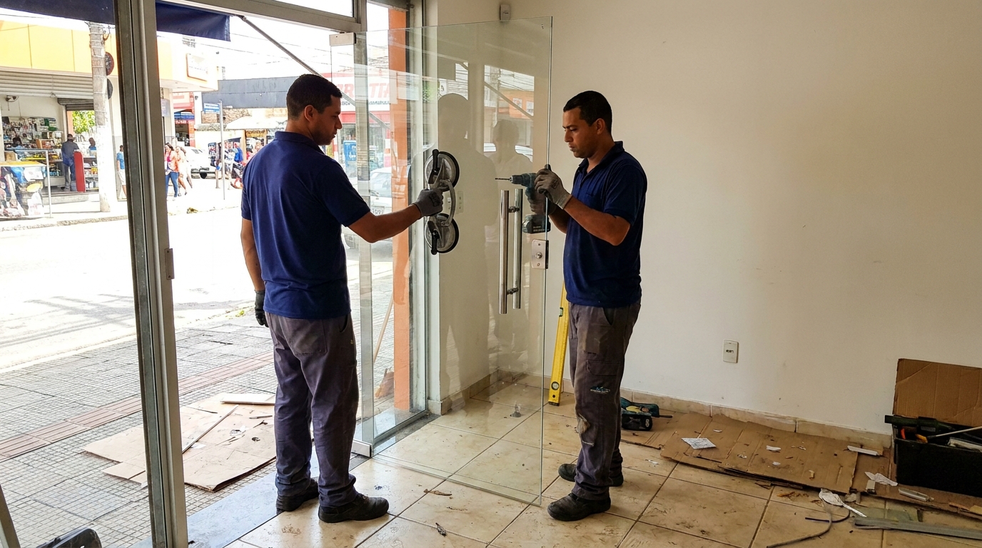 Portas em Vidro em Feira de Santana‑BA